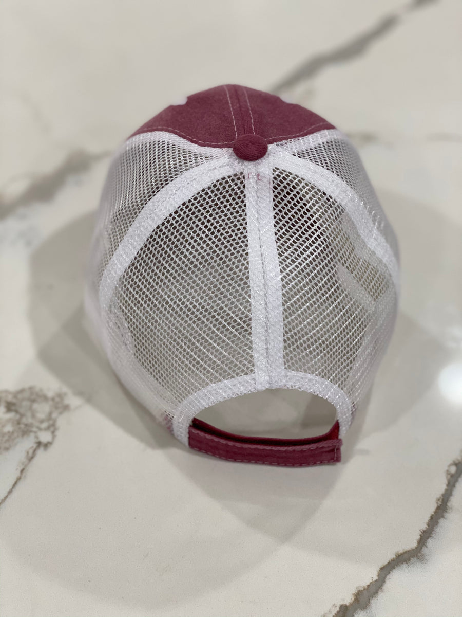 Burgundy Trucker Hat – Shop Betty V